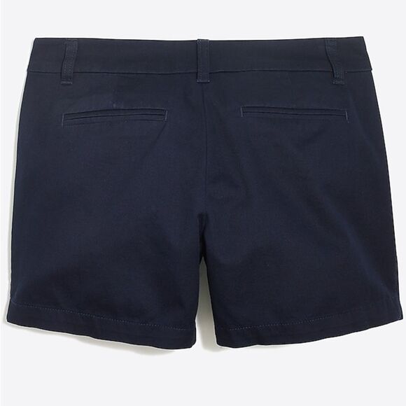 J Crew Factory NWT 5” Classic Chino Size 16 in Navy Blue - Picture 5 of 7